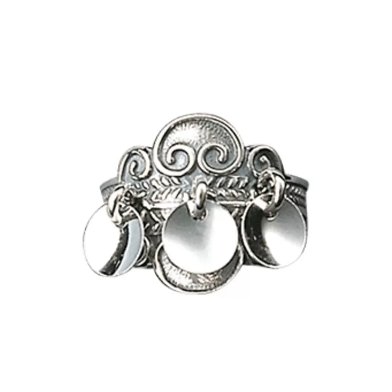 Sylvsmidja Bunadssølv-Ring, Oksidert M. Lov