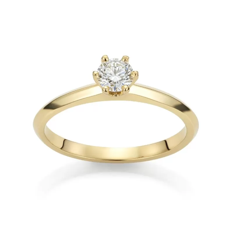 David-Andersen Diamantringer-Ring, Solitaer 0,30Ct