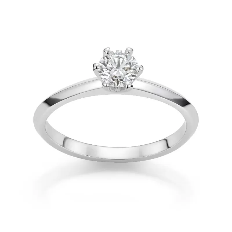 David-Andersen Diamantringer-Ring, Solitaer 0,40 Ct