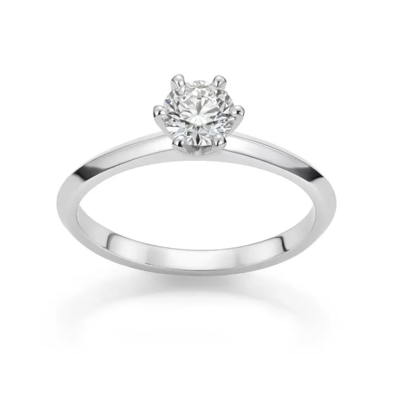 David-Andersen Diamantringer-Ring, Solitaer 0,50 Ct