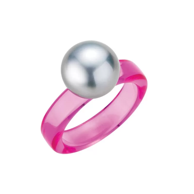 Gellner Perleringer-Ring, Tahitiperle Pink