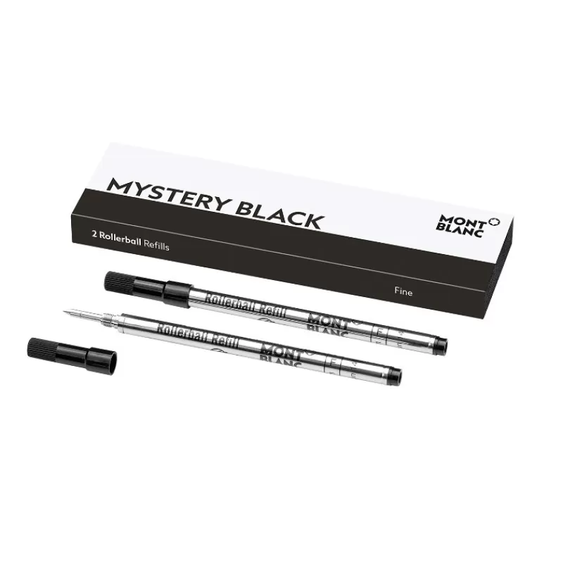 Montblanc Notatbøker-Rollerball Refills (F) Mystery Black