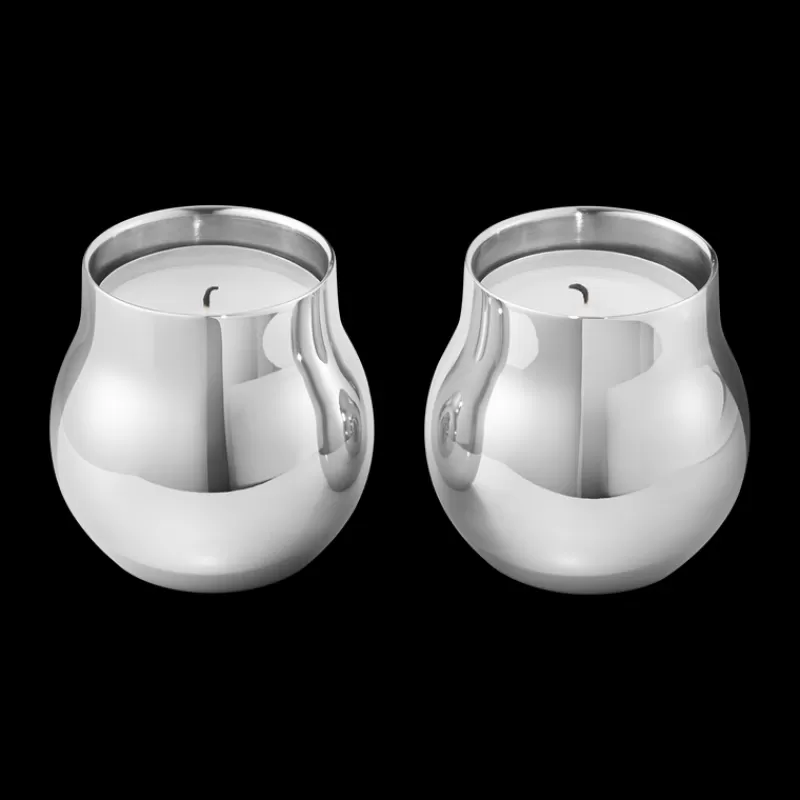 Georg Jensen Home Lysestaker-Telysholder, Cafu 2 Stk