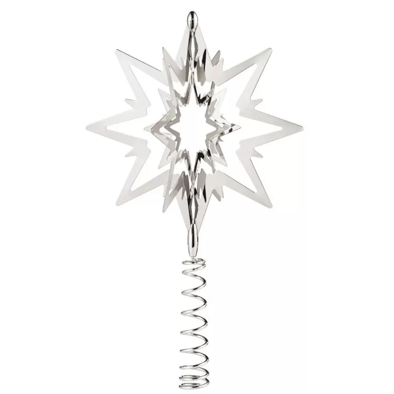 Georg Jensen Home Julepynt-Toppstjerne, Palladiumbelagt Liten