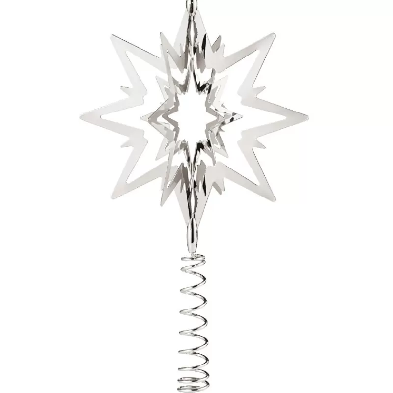 Georg Jensen Home Julepynt-Toppstjerne, Palladiumbelagt Stor